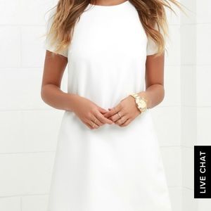 Lulu’s white dress